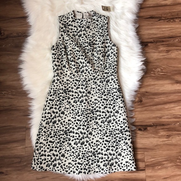 Loft NWT Leopard Print Dress - Picture 1 of 5
